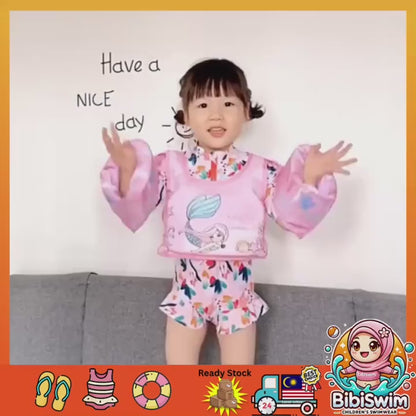 BIBISWIM Kids Swimming Vest | Safety Life Jacket Arm & Chest Float