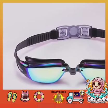 BIBISWIM Power Adjustable Swim Goggles 0-800