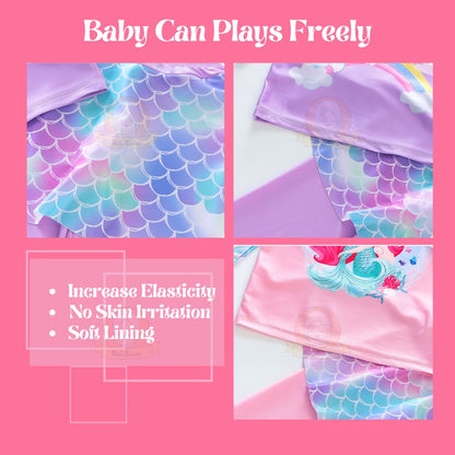BIBISWIM UPF50 Mermaid Swim Set