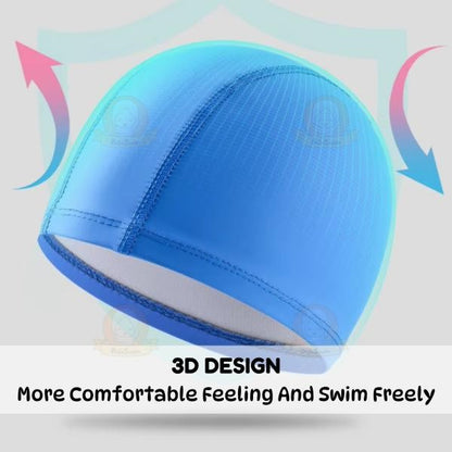BIBISWIM Elastic Swim Cap Long Hair