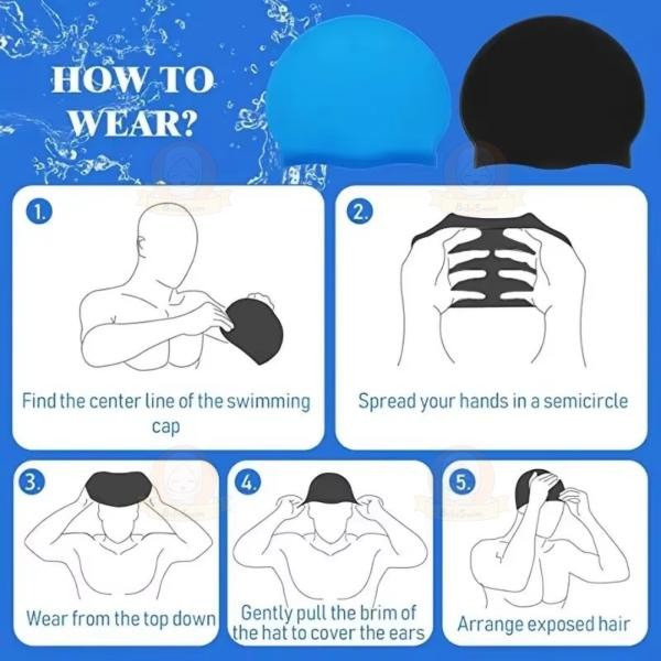 BIBISWIM EarGuard Swim Cap 20 Colors