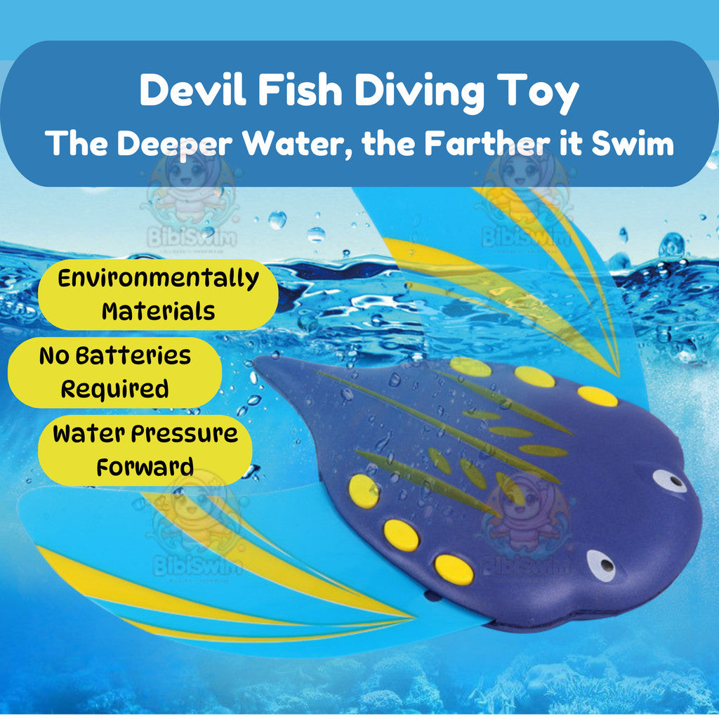 BIBISWIM Water Powered Devil Fish Pool Glider