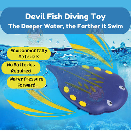 BIBISWIM Water Powered Devil Fish Pool Glider