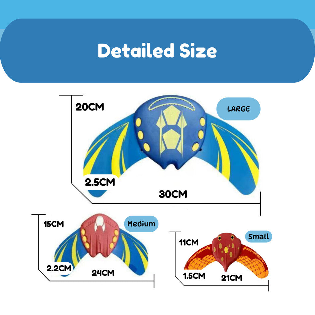 BIBISWIM Water Powered Devil Fish Pool Glider